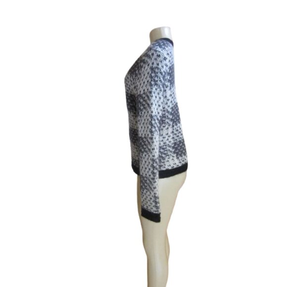 Vintage New w Tags, Madison Gray/Black Alpaca/Mohair Jacket Size M - Picture 2 of 5